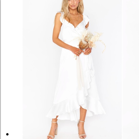 Show Me Your MuMu Dresses & Skirts - Show me your mumu Samantha Ruffle Wrap Dress